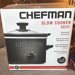 Chefman Black Slow Cooker 1.5 Quart